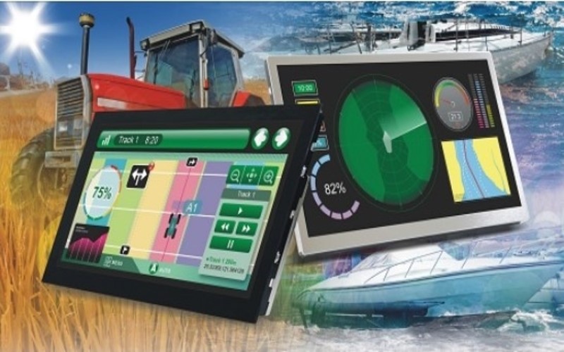 Industrial HMI marine vehicle clustomer LCD 